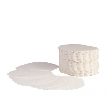 Disc de Paper forma Ovalada Blanc 500 gr.